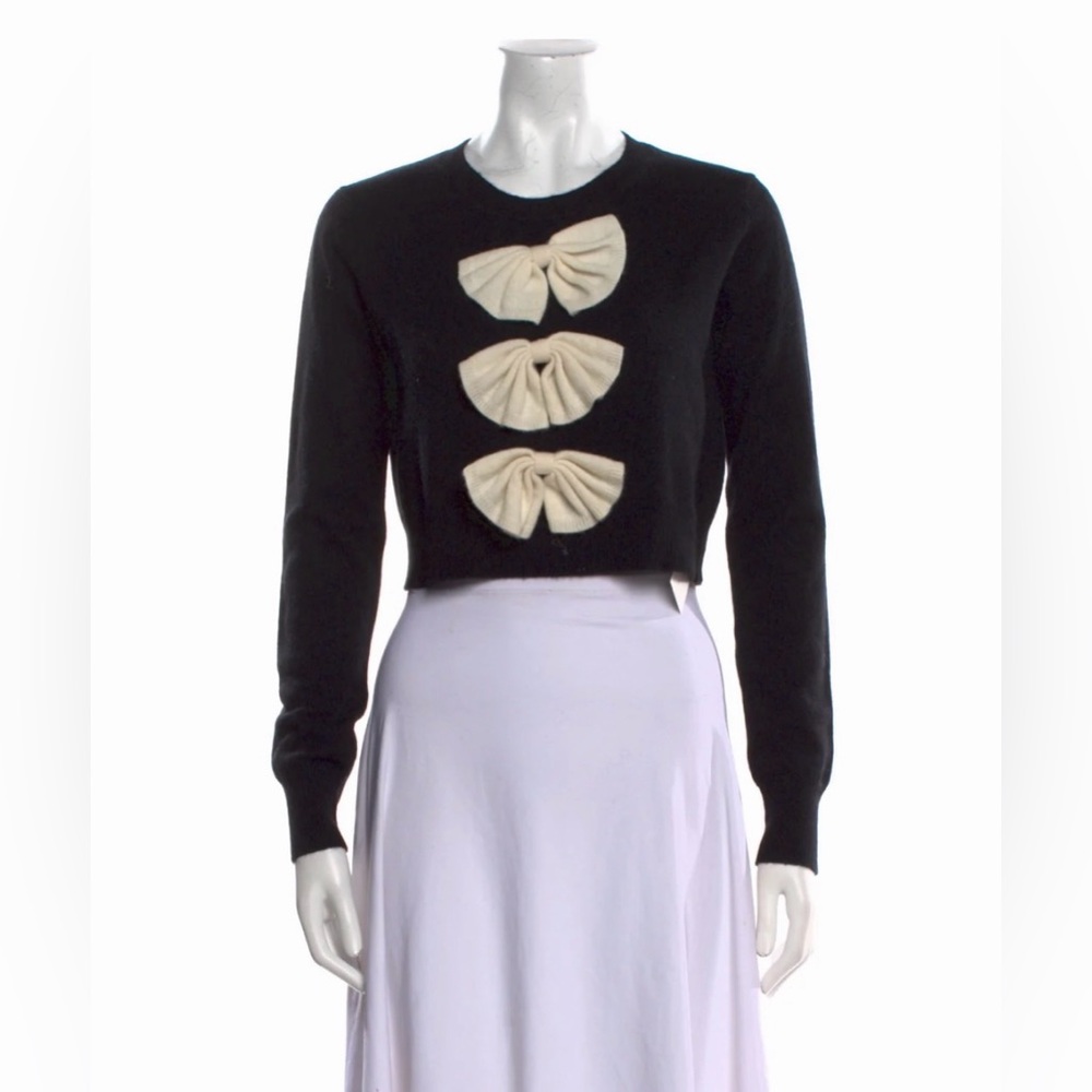 Madeleine Thompson Cashmere Graphic Print Sweater size S